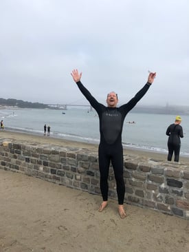 Greg Santilli - Alcatraz Swim - July 2019