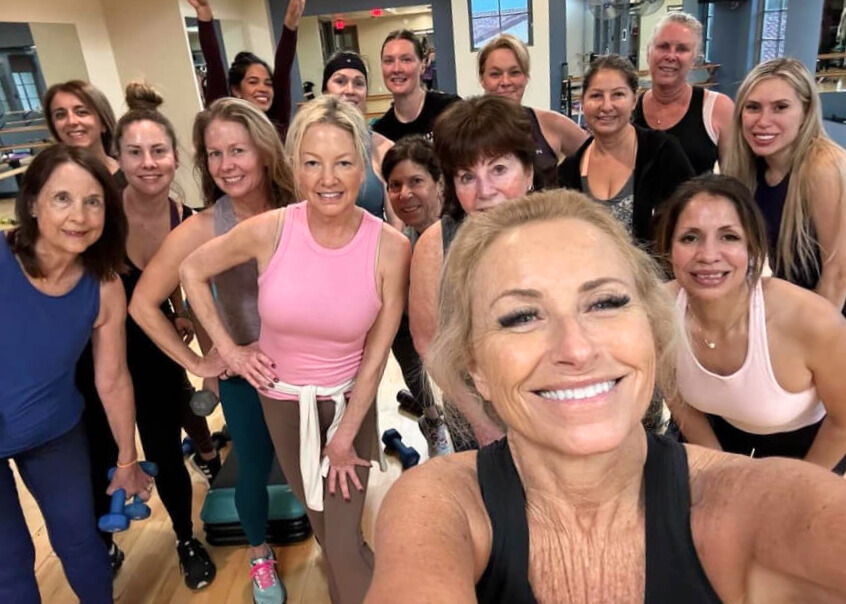 Group Pic with Fitness Director Melanie